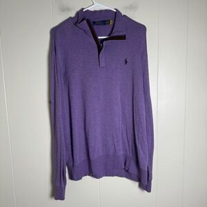 Polo Ralph Lauren Purple Pullover‎ Sweatshirt Long Sleeve Women's Medium